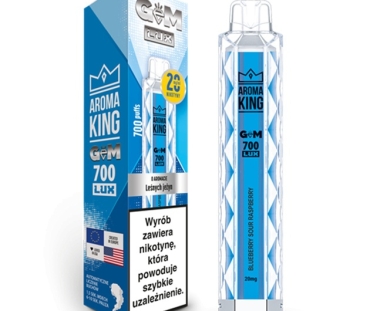 Aroma King GEM LUX 700 20mg - Blueberry Sour Raspberry