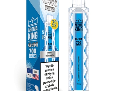 Aroma King GEM LUX 700 20mg - Blueberry Sour Raspberry