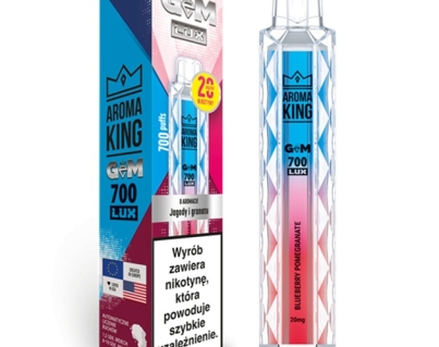 Aroma King GEM LUX 700 20mg - Blueberry Pomegranate