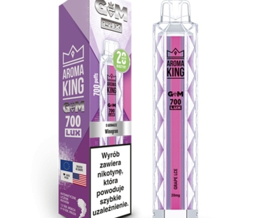 Aroma King GEM LUX 700 20mg - Grape Ice
