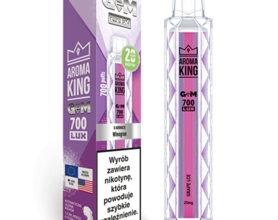 Aroma King GEM LUX 700 20mg - Grape Ice