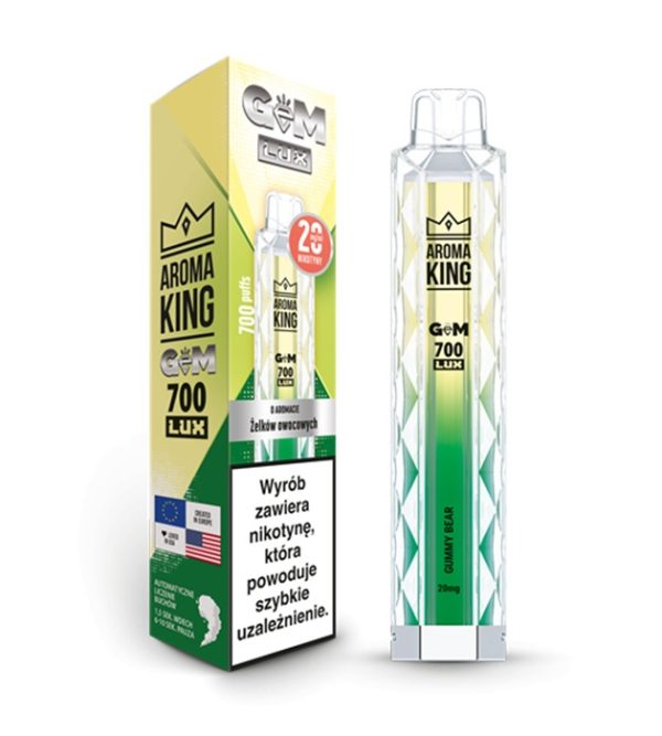 Aroma King GEM LUX 700 20mg - Gummy Bear