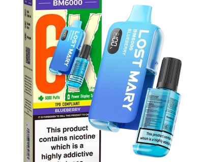 Blueberry Lost Mary BM6000 Big Puff Vape