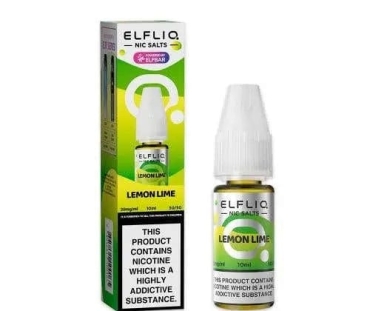 ElfLiq Nic Salt 10ml - Liquido per sigaretta elettronica Elf Bar Lemon Lime