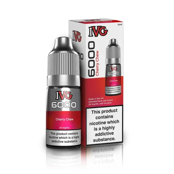 IVG 6000 Nic Salt - Cherry Chew 10ml E-liquid