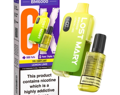 Lemon Lime Lost Mary BM6000 Big Puff Vape