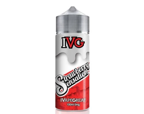 Liquido per sigaretta elettronica IVG 100ml Shortfill - Strawberry Sensation