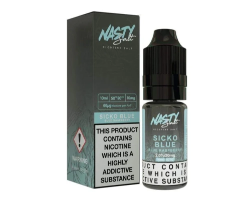 Nasty Juice Shisha Nic Salts 10ml - Sicko Blue