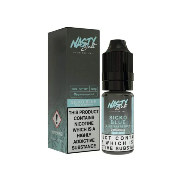 Nasty Juice Shisha Nic Salts 10ml - Sicko Blue