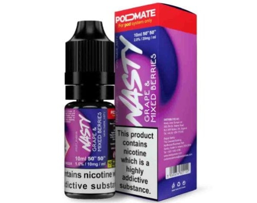 Nasty PodMate Nic Salt - Uva e Frutti di Bosco 10ml E-liquid
