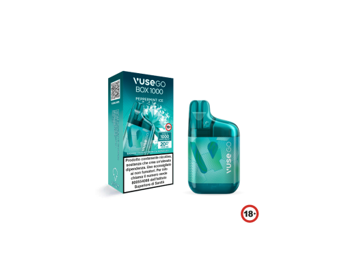 Vuse GO Box 1000 Peppermint Ice Pod Mod Usa e Getta - 1000 Puff