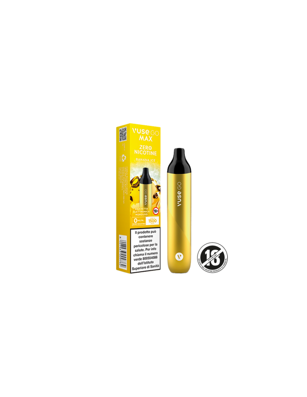 Vuse GO Max Banana Ice Pod Mod Usa e Getta - 1500 Puff