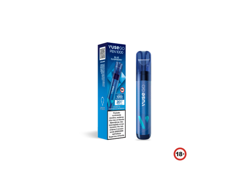 Vuse GO Pen 1000 Blue Raspberry Pod Mod Usa e Getta - 1000 Puff