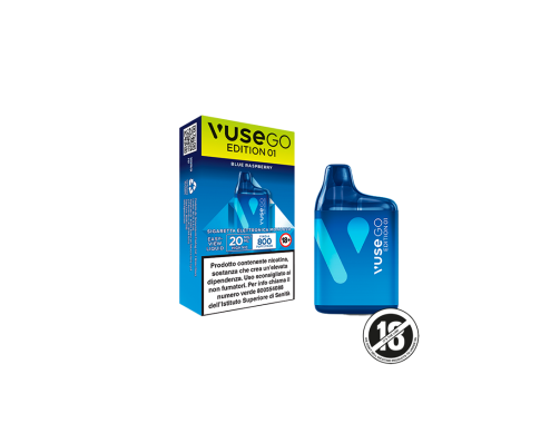 Vuse GO Edition 01 Blue Raspberry Pod Mod Usa e Getta - 800 Puff