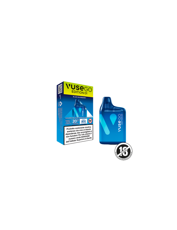 Vuse GO Edition 01 Blue Raspberry Pod Mod Usa e Getta - 800 Puff