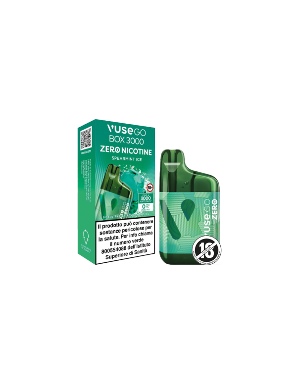 Vuse GO Box 3000 Spearmint Ice Pod Mod